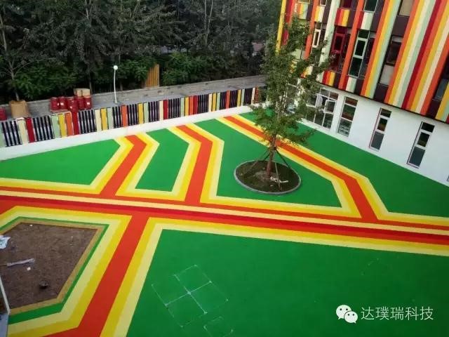 pg电子模拟器中新生态城幼儿园应用环保材料健康跑道