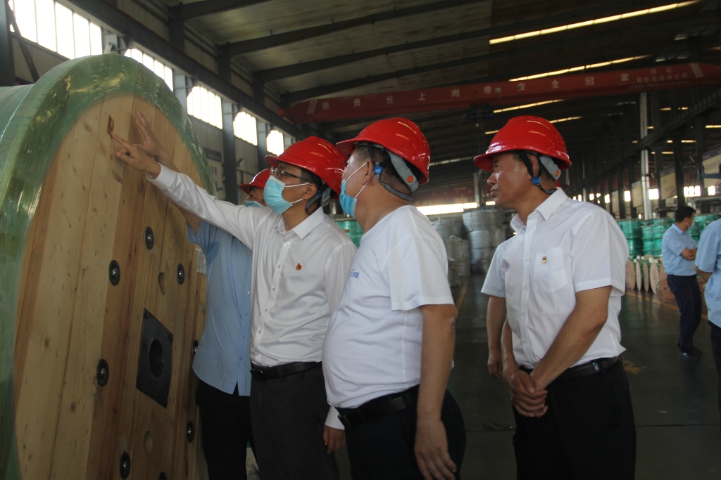 县委书记王涛到2003网站太阳集团调研